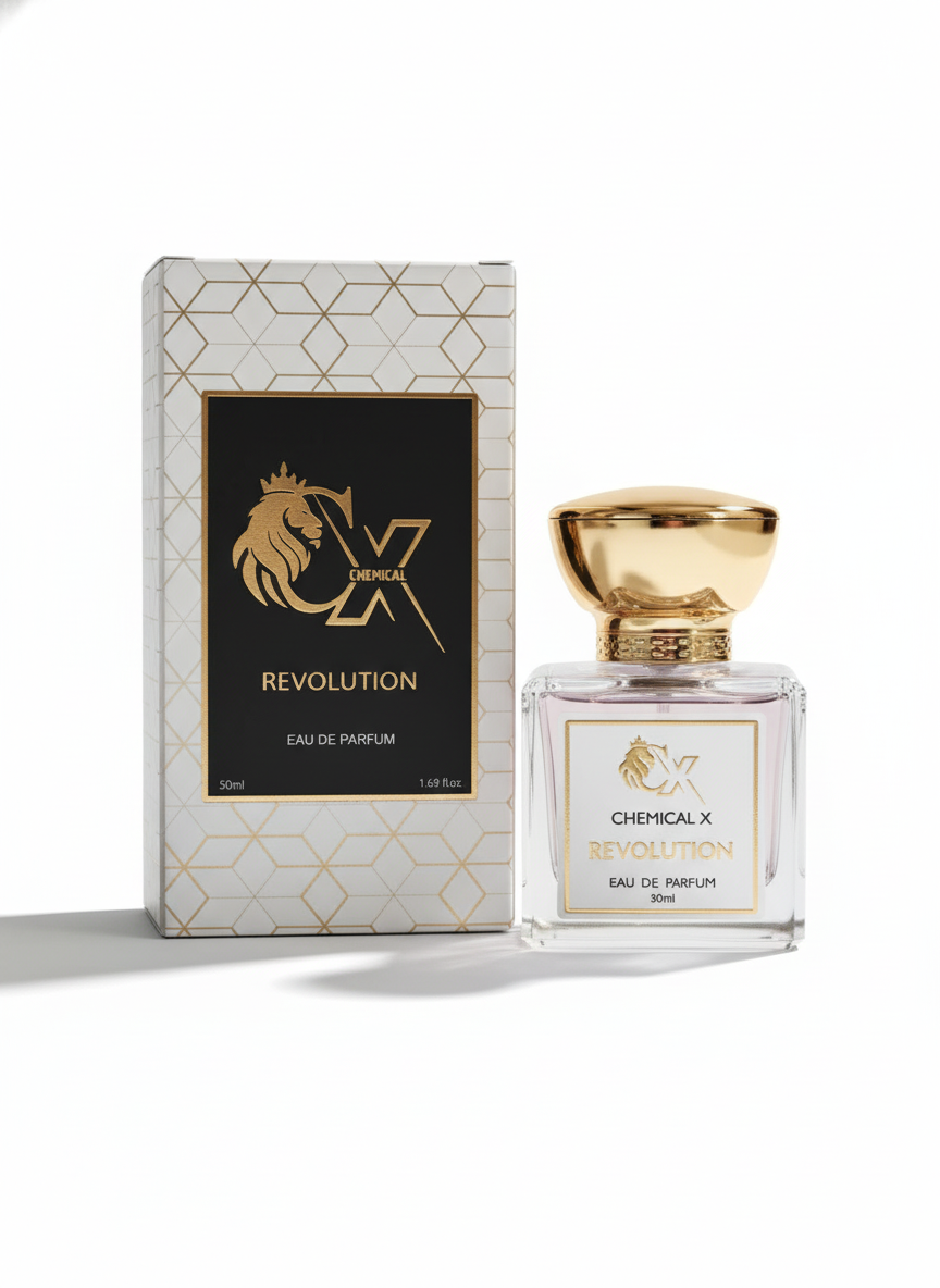 Chemical X | Revolution | Eau De Parfum | Premium Unisex Perfume with Fresh, Powerful & Long-Lasting Notes, 50ml