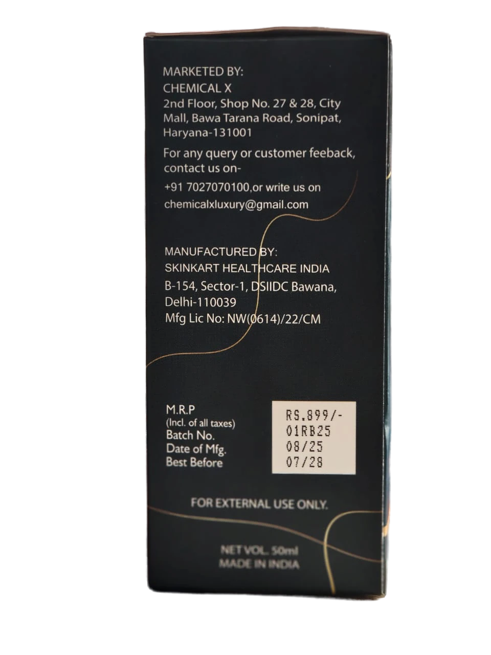 Chemical X | Rebel Bloom | Eau De Parfum | Bold Floral Unisex Perfume with Sensual & Long-Lasting Notes, 50ml