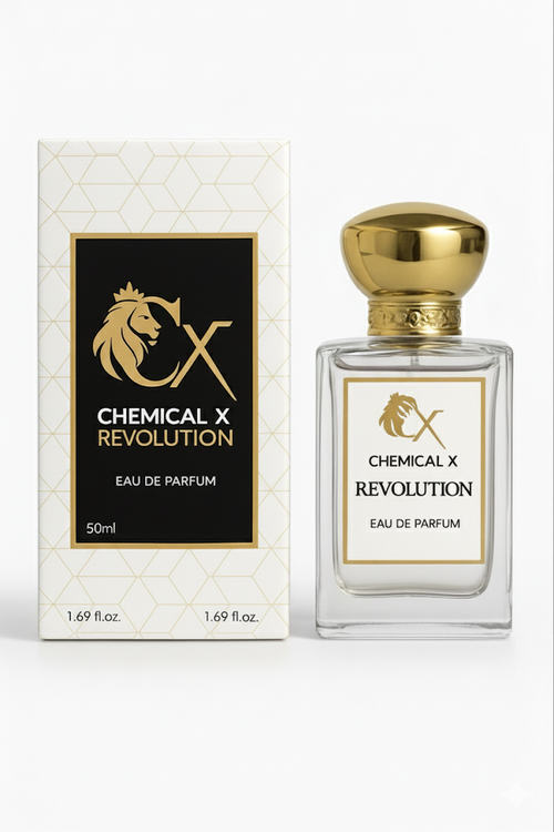 Chemical X | Revolution | Eau De Parfum | Premium Unisex Perfume with Fresh, Powerful & Long-Lasting Notes, 50ml