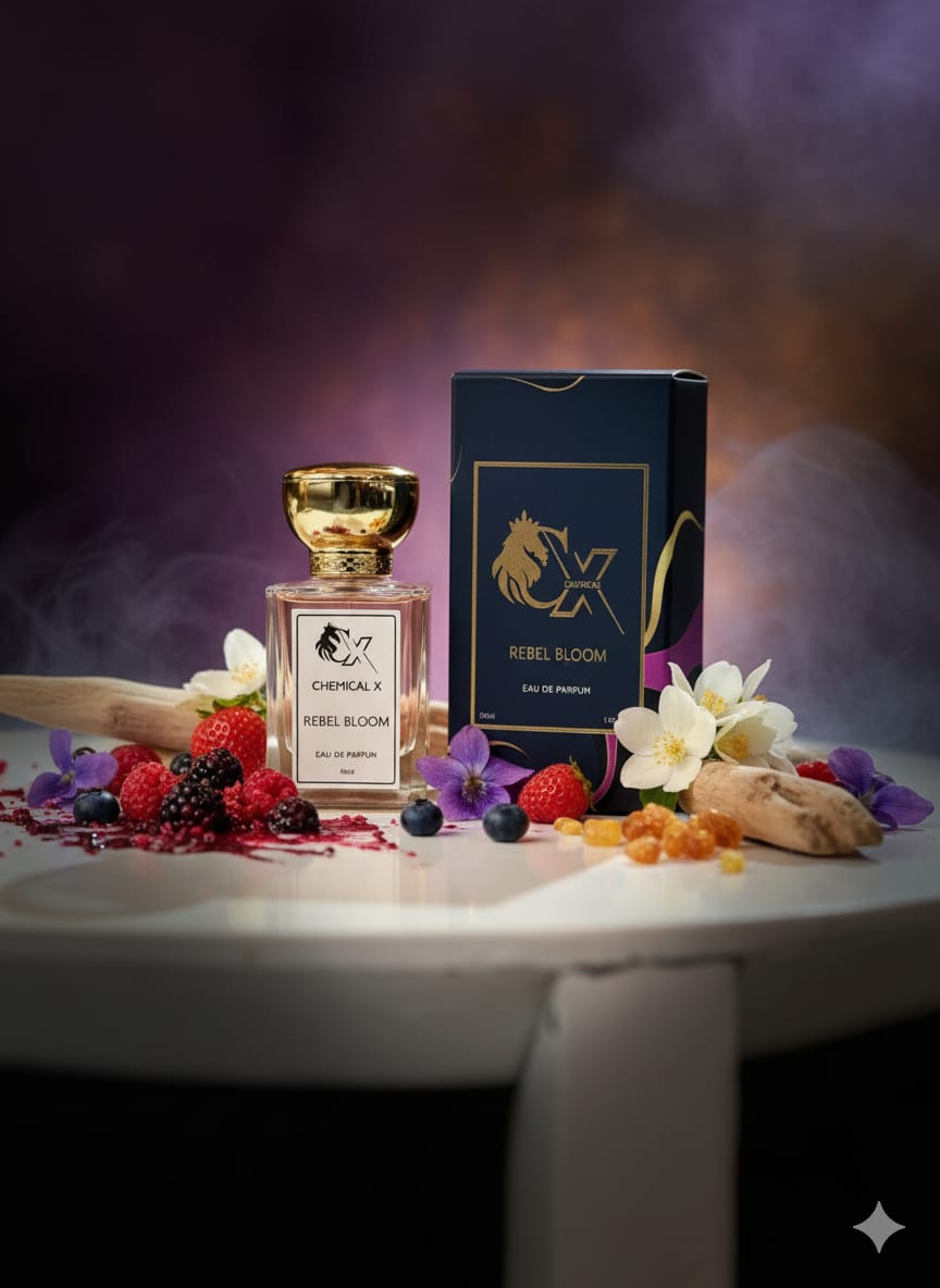 Chemical X | Rebel Bloom | Eau De Parfum | Bold Floral Unisex Perfume with Sensual & Long-Lasting Notes, 50ml