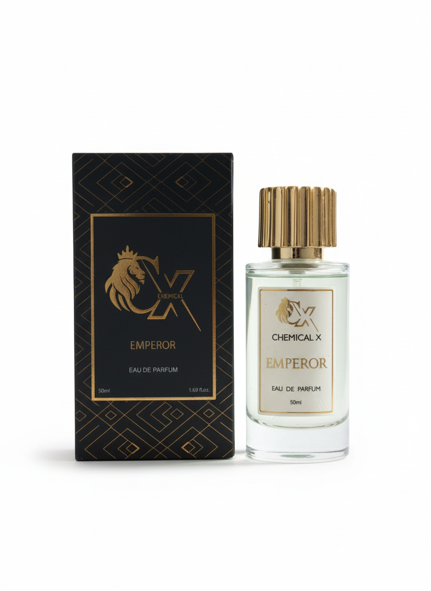 Chemical X | Emperor | Eau De Parfum | Power-Packed Luxury Unisex Perfume with Long-Lasting Fresh Notes, 50ml