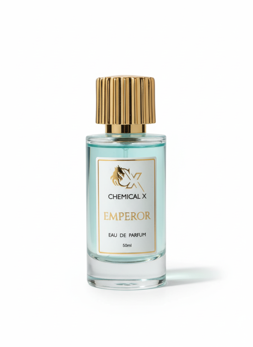 Chemical X | Emperor | Eau De Parfum | Power-Packed Luxury Unisex Perfume with Long-Lasting Fresh Notes, 50ml