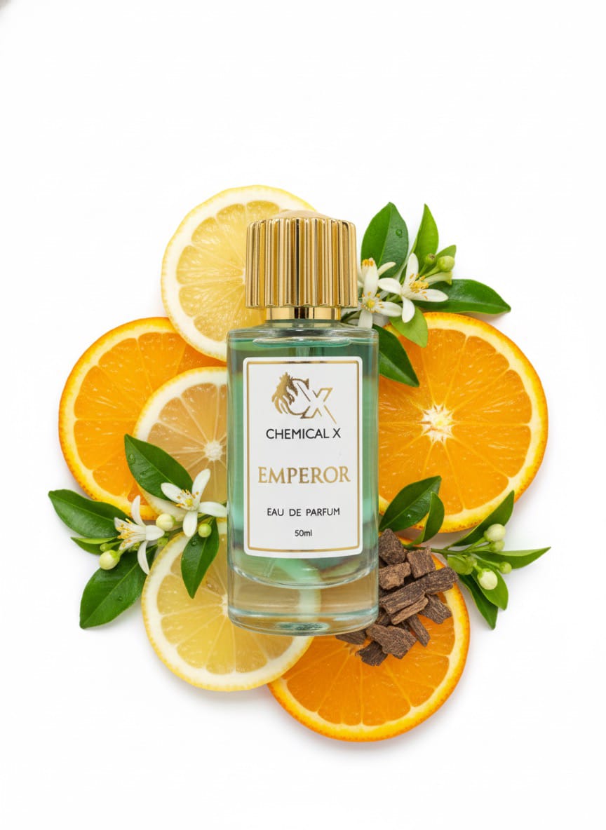 Chemical X | Emperor | Eau De Parfum | Power-Packed Luxury Unisex Perfume with Long-Lasting Fresh Notes, 50ml