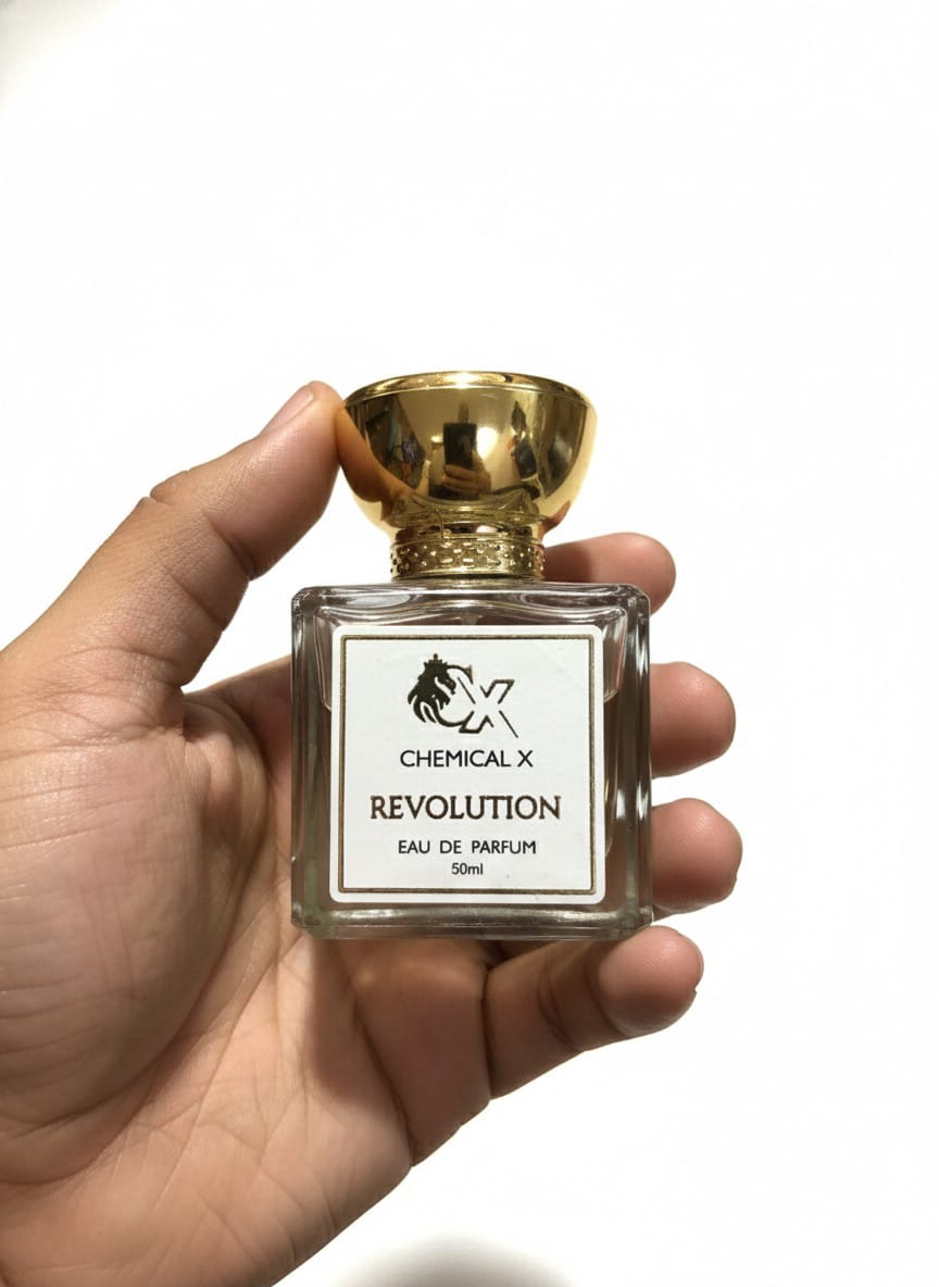 Chemical X | Revolution | Eau De Parfum | Premium Unisex Perfume with Fresh, Powerful & Long-Lasting Notes, 50ml